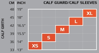 2xu Compression Calf Guards Size Chart